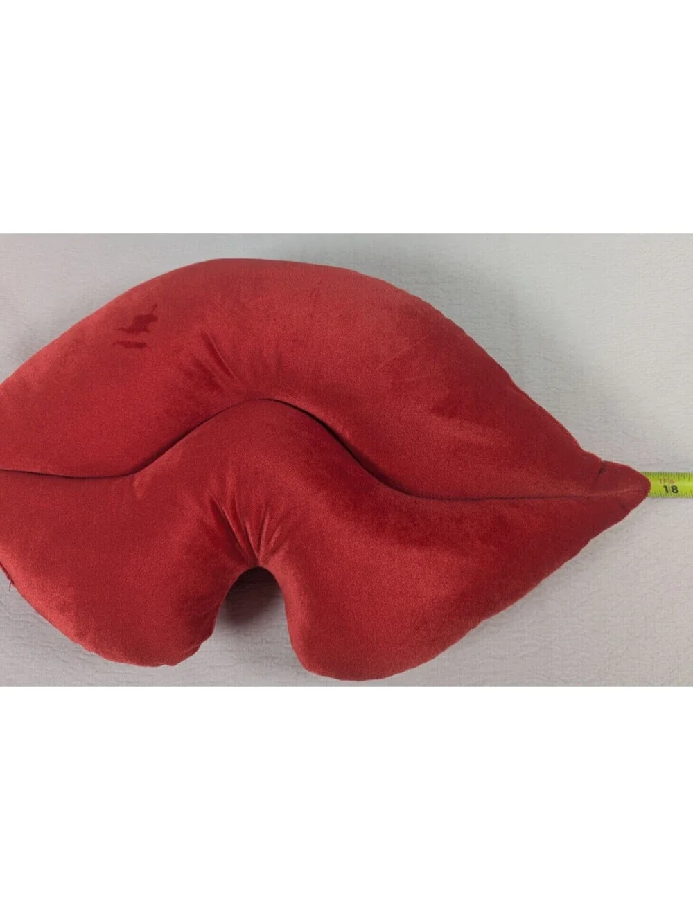 Room Essentials - Red Velour - LIPS - Toss Pillow - 10 Inch x 17 Inch